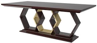 Refine your results by canada when shipping to canada, lumens only uses expedited and express saver which includes the brokerage fees in the shipping charge. Casa Padrino Luxury Art Deco Dining Room Set Beige Dark Brown High Gloss Gold 1 Dining Room Table 6 Dining Chairs Art Deco Dining Furniture Luxury Quality