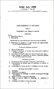 army act 1955