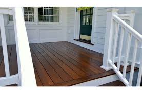 New decks typically just need a light. Pressure Treated Pine Deck With Dark Oak Tone Sealer Staining Deck Wood Deck Stain Decks And Porches