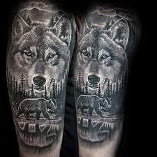 101 Best Wolf Tattoos For Men Cool Designs Ideas 2019 Update Wolf Tattoo Sleeve Wolf Tattoo Design Wolf Tattoos For Women
