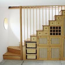 Pin By Stacy Adamski On Remodling And Decorating Staircase Storage Small Space Staircase Space Saving Staircase
