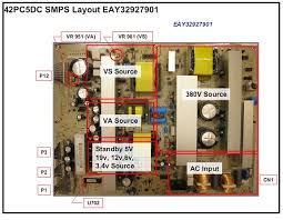Schema and layout best power amplifier 2sa1943, 2sc500, c945, tip42c, tip41c. Lg 42pc5dc Plasma Tv Switch Mode Power Supply Operation And Troubleshooting