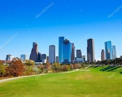 Image of Houston skyline with sunny weather