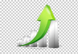 India Bse Nse Nifty 50 Stock Growth Icon Green Arrow Graph
