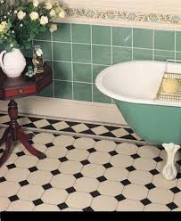 Black And White Bathroom Floor Tiles Uk Pin By Francey Welker On For The Home Vintage Bathroom Tile Classic Bathroom Tile Classic Bathroom