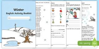 Das ganze soll ein kleiner. Year 2 Activity Booklet English Winter Theme