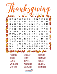 Try these word games for kids and engage with the fascinating world of language. Thanksgiving Word Search Puzzle For People With Dementia Easy Format American Home Health S Blog