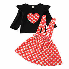 Check out our valentine dresses for girls selection for the very best in unique or custom, handmade pieces from our shops. Toddler Baby Girl Mini Skirt Set Short Sleeve Heart Print Top Leather Skirt Dress Valentines Day Outfit Clothes Girls Clothing Shoes Jewelry