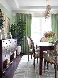 Dining room inside designs will not be that difficult to do. Sage Dining Room With Fiddle Leaf Fig Tree Hgtv