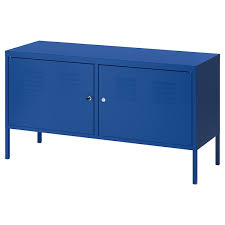 Looking for a hall table to welcome you home (and take your mail) or a place to put your drink by the sofa? Ikea Ps Armoire Metallique Bleu 119x63 Cm Ikea