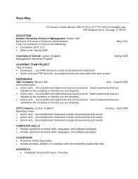Resume example computer science cv template doc curriculum vitae of. Undergraduate Sample Resume