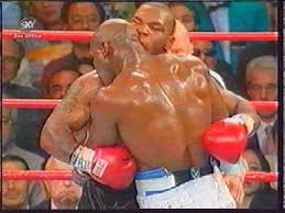 The infamous rematch took place the following year when tyson was disqualified in the third round after twice biting both of holyfield's ears forcing iconic referee mills lane. Fans Pray For Mike Tyson Vs Evander Holyfield 3 After Both Boxing Legends Come Out Of Retirement In Their 50s