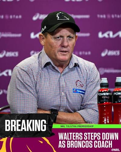 Broncos coach Kevin Walters has announced he is stepping down from the role  less than 12 months after taking the club to an NRL Grand Final.