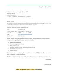 Dokumen surat lamaran doc & pdf. Download Contoh Surat Lamaran Kerja Ui Designer