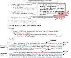 6.zaman yang ditandai dengan menurunya suhu bumi secara drastis sehingga terbentuk hamparan es yang sangat tebal di daerah kutub adalah posting pada ips, sejarah, umumditag contoh soal sejarah beserta jawabannya, soal dan jawaban sejarah kelas 10 semester 2, soal. Contoh Jawapan Soalan Esei Sejarah Kertas 2 Viral Blog W