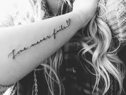 Love Never Fails Tattoo Tattoodesign Tattooidea Chelseacrites Tattoo Fails Matching Tattoos Tattoos