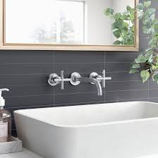 5% off your lowe's advantage card purchase: K T14414 3 Cp Bgd Sn Kohler Purist Wall Mounted Bathroom Faucet Reviews Wayfair