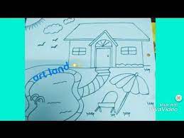 رسم بيت للمبتدئين والأطفال خطوه بخطوه youtube make it yourself