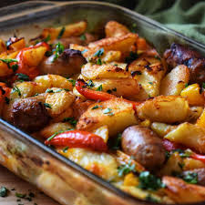 Italian Sausage Potatoes Peppers And Onions She Loves Biscotti In 2020 Italian Sausage Recipes Sausage Dishes Sausage Dinner