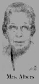 Elizabeth Babb Albers (1883-1970)