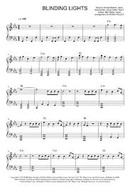 The weeknd's full pepsi super bowl lv halftime show nr.music. The Weeknd Blinding Lights Easy Piano Sheet By The Weeknd Digital Sheet Music For Individual Part Piano Reduction Sheet Music Single Solo Part Download Print H0 727493 Sc004183737 Sheet Music Plus