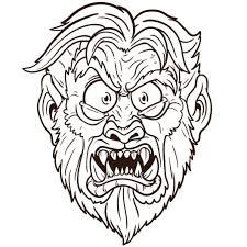 Loup garou jeu carte a imprimer gratuit. Coloriage Halloween Loup Garou En Ligne Gratuit A Imprimer