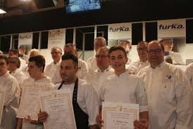 Daniele Soru En Zijn Commis Mallory Gabsi Wonnen De Trophee Auguste Escoffier Benelux Op Horeca Expo