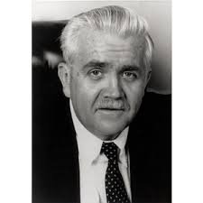 Governor Dukakis walks wih Joseph Warren and an unidentified male