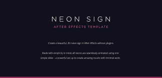 Download free premium after effects templates direct download links , browse our free collection and enjoy the free template , ae, adobe premiere effects , plugins , add ons all free to download. Neon Sign Free After Effects Template On Behance