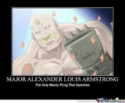 Major Alex Louis Armstrong Fullmetal Alchemist Anime Alchemist