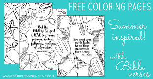Maybe you would like to learn more about one of these? Summer Inspired Free Coloring Pages With Bible Verses Sparkles Of Sunshine