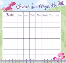 Pink Pastures Chore Chart Frecklebox
