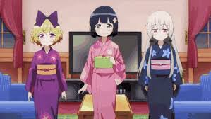 Wearing Yukatas Tonari No Kyuuketsuki San There Are Plenty More Just Click The Image For More Great Gifs Anime Animegifs Gifs Anime Crunchyroll San