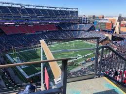 gillette stadium section 316 home of new england patriots