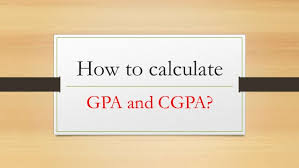 Gpa stands for grade point average. How To Calculate Gpa Cgpa