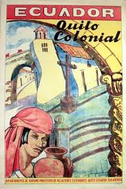 Original Vintage Posters Travel Posters Ecuador Quito Colonial Antikbar Vintage Travel Posters Travel Posters Vintage Travel
