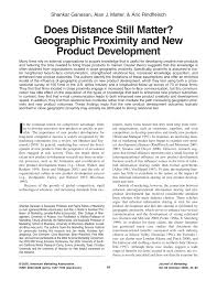 Carolina herrera is an international fashion and beauty house. Pdf Does Distance Still Matter Geographic Proximity And New Product Development