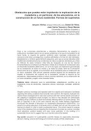 Entonces, se escondió y miró para ver si alguien quitaba la tremenda roca. Pdf Obstaculos Que Pueden Estar Impidiendo La Implicacion De La Ciudadania Y En Particular De Los Educadores En La Construccion De Un Futuro Sostenible Formas De Superarlos