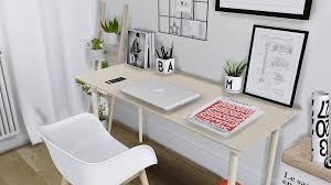 Mxims Thorne Bedroom Ikea Tarva Bed Ikea Hilver Desk Muuto Fiber Chair Cb2 Arc Copper Lamp Ikea Bar Ikea Bed Ikea Dinning Room Sims 4 Cc Furniture