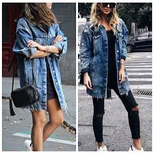 Check spelling or type a new query. New Fashion Summer Women Denim Jacket Fashion Oversize Casual Long Coat Wish