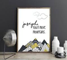 Your mountain is waiting, so get on your way!! the first step in victory is to get moving! Kid You Ll Move Mountains Dr Seuss Quote Custom Personalised Kids Room Print Ebay