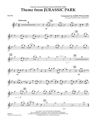 Flute Music Jurassic Park Theme Flute Sheet Music Sheet Music Clarinet Sheet Music