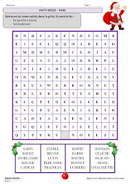 Resultat De Recherche D Images Pour Jeux Theme Noel College Theme Noel Noel Mots Meles