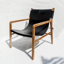 hati hati home solid leather lounge chair crafted by hand with a classic waxed teak frame and comfy accent chairs upholstery fabric for chairs leather chair