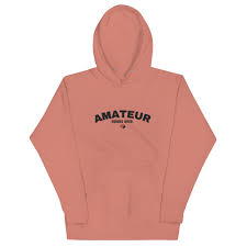 AMATEUR HOURS OVER HOODIE - DUSTY ROSE — Gifted N Fitted