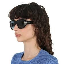 Tom Ford RYDER-02 Women BRAND NEW Sunglasses Black Blue Rectangle FT1035 01V