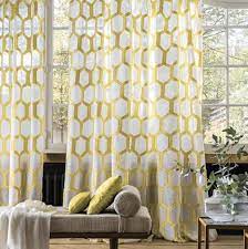Maybe you would like to learn more about one of these? Geometric Pattern Sheer Curtain Fabric Isometrie Designs Dedale Camengo Linen Cotton Home
