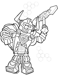 Coloring pages of lego nexo knights. Nexo Knights Coloring Pages Collection Whitesbelfast Com