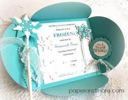 This frozen invitation is the perfect sneak peek for your upcoming royal. Diy Frozen Invitation Set By Sandee Shanabrough Www Paperandmore Com Frozen Party Invitations Frozen Invitations Frozen Birthday Invitations