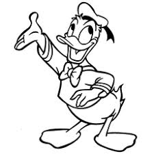 Duck and bug colroing page. Top 25 Free Printable Donald Duck Coloring Pages Online
